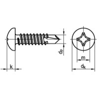 SURUB AUTOFORANT CAP BOMBAT 3,5* 9,5-7504N/PH2 ZA _7504N35009 SURUB AUTOFORANT CAP BOMBAT 3,5* 9,5-7504N/PH2 ZA _7504N35009